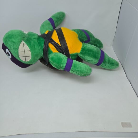TMNT Teenage Mutant Ninja Turtles Playmates Donatello 14" Plush 1989 Vintage - Picture 5 of 12